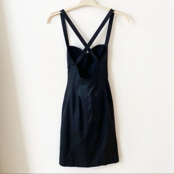 Moschino Black Mini Dress XS Vintage - Picture 14 of 15